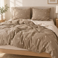 Комплект постільної білизни полуторний фланель COLORFUL HOME №6 2033