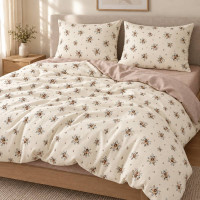 Комплект постільної білизни полуторний фланель COLORFUL HOME №9 2033