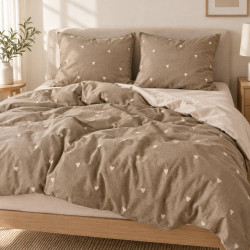 Комплект постільної білизни двоспальний фланель COLORFUL HOME №6 2033_2