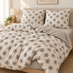 Комплект постільної білизни двоспальний фланель COLORFUL HOME №8 2033_2