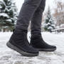 Черевики чоловічі зимові Dago Style чорні короткі на блискавці 6182